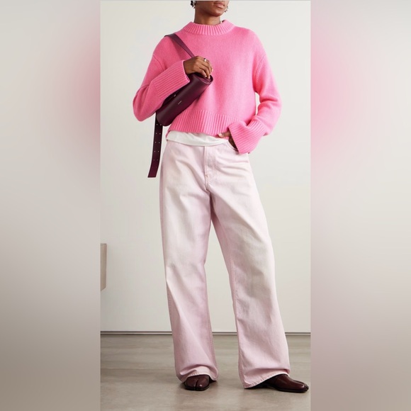 Pink Crew Neck Sweater
